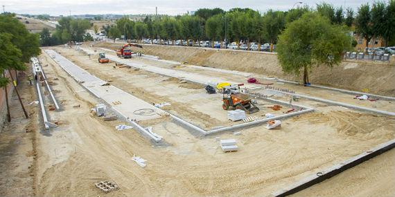 Las obras de la explanada del Palacio del Infante Don Luis acabarán en diciembre