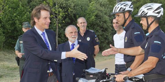 Boadilla presenta su Unidad Ciclista de la Policía Local