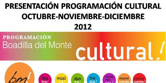 Oferta cultural en Boadilla  durante el último trimestre del año