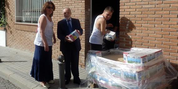 El Banco de Alimentos de Boadilla recibe 3.200 kilos de comida