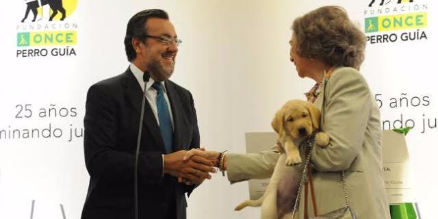 SM la Reina Sofía preside el acto de celebración del 25 aniversario de la Fundación ONCE del Perro Guía en Boadilla