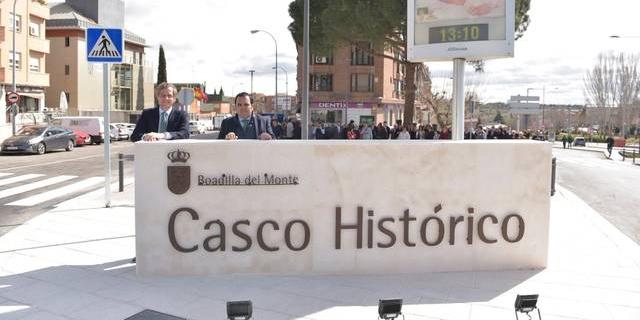 La primera fase de rehabilitación del casco urbano de Boadilla concluirá este mes 