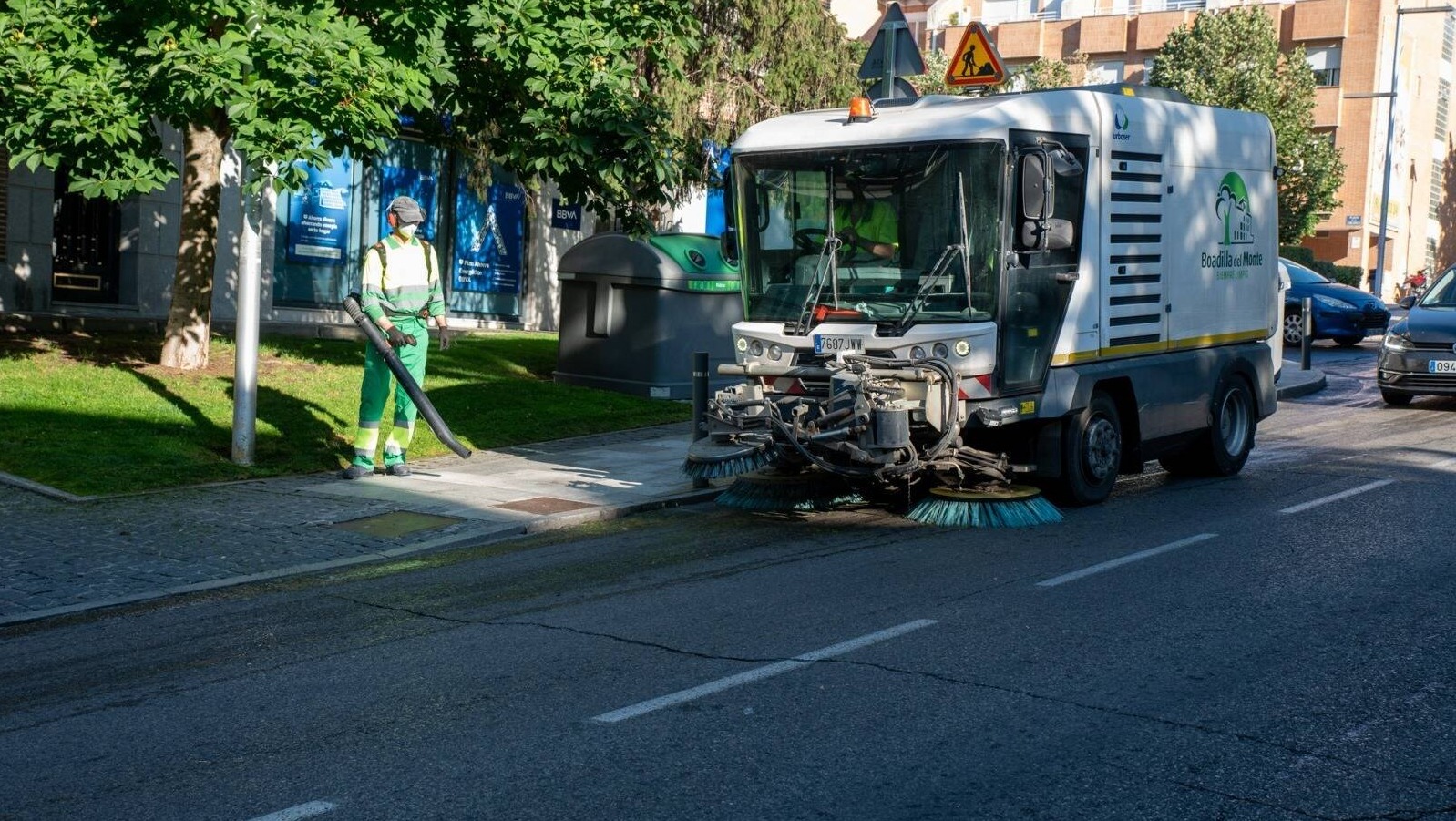 En marcha las limpiezas especiales de verano en Boadilla del Monte