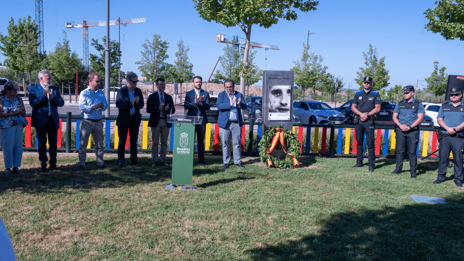 Homenaje a Miguel Ángel Blanco en Boadilla del Monte