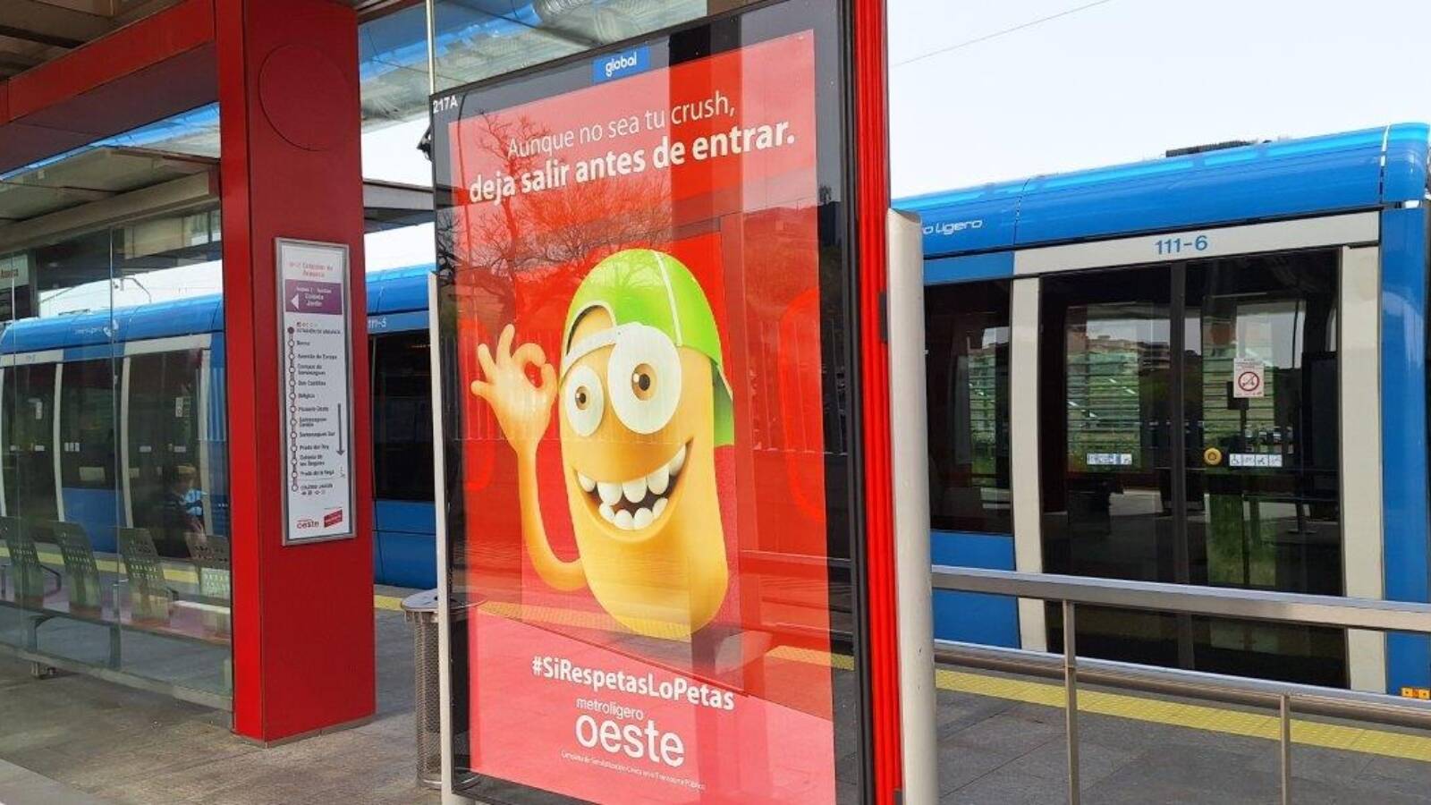 Metro Ligero Oeste impulsa su Campaña Cívica para promover el transporte público y el respeto en espacios compartidos