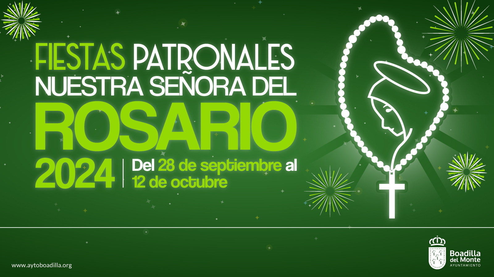 Boadilla del Monte celebra sus fiestas patronales en honor a Nuestra Señora del Rosario