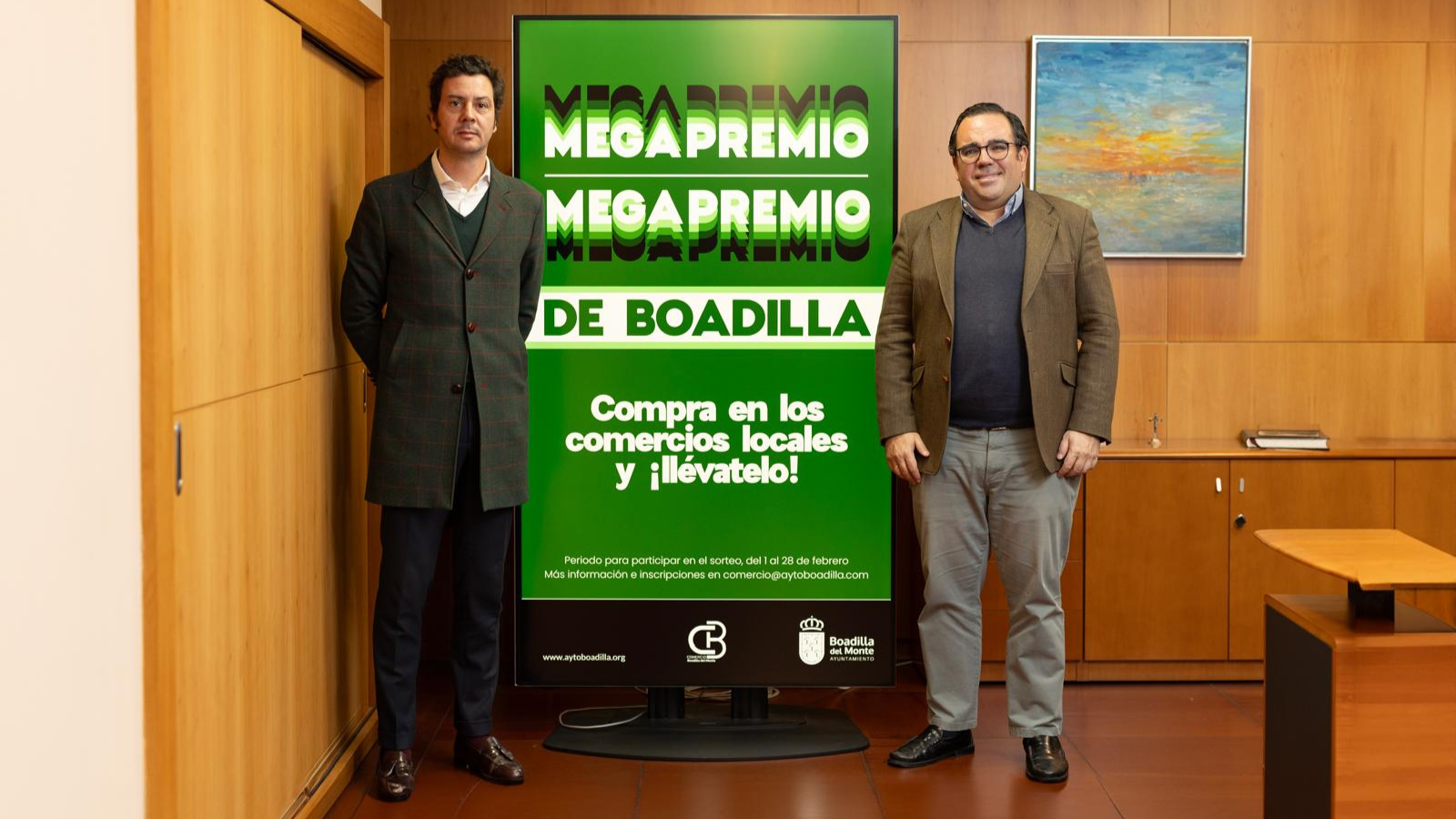 Boadilla del Monte fomenta el consumo local con la iniciativa "Mega Premio" en febrero