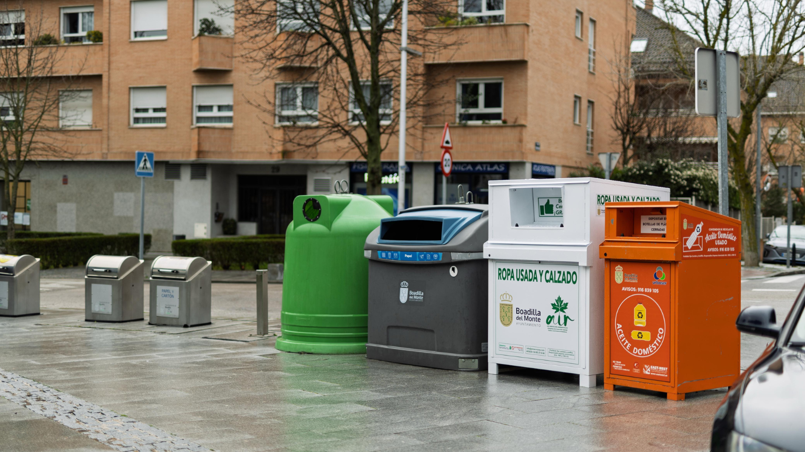 Nuevo servicio de recogida de residuos textiles en Boadilla del Monte