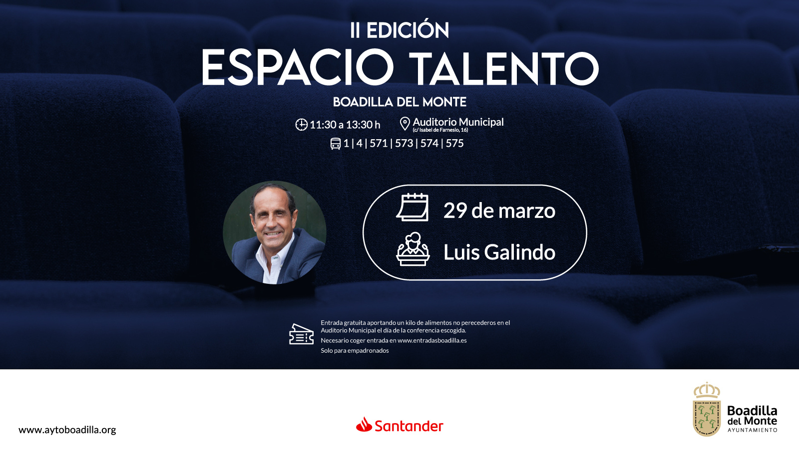 Luis Galindo ofrecerá una inspiradora conferencia en la II edición de Espacio Talento