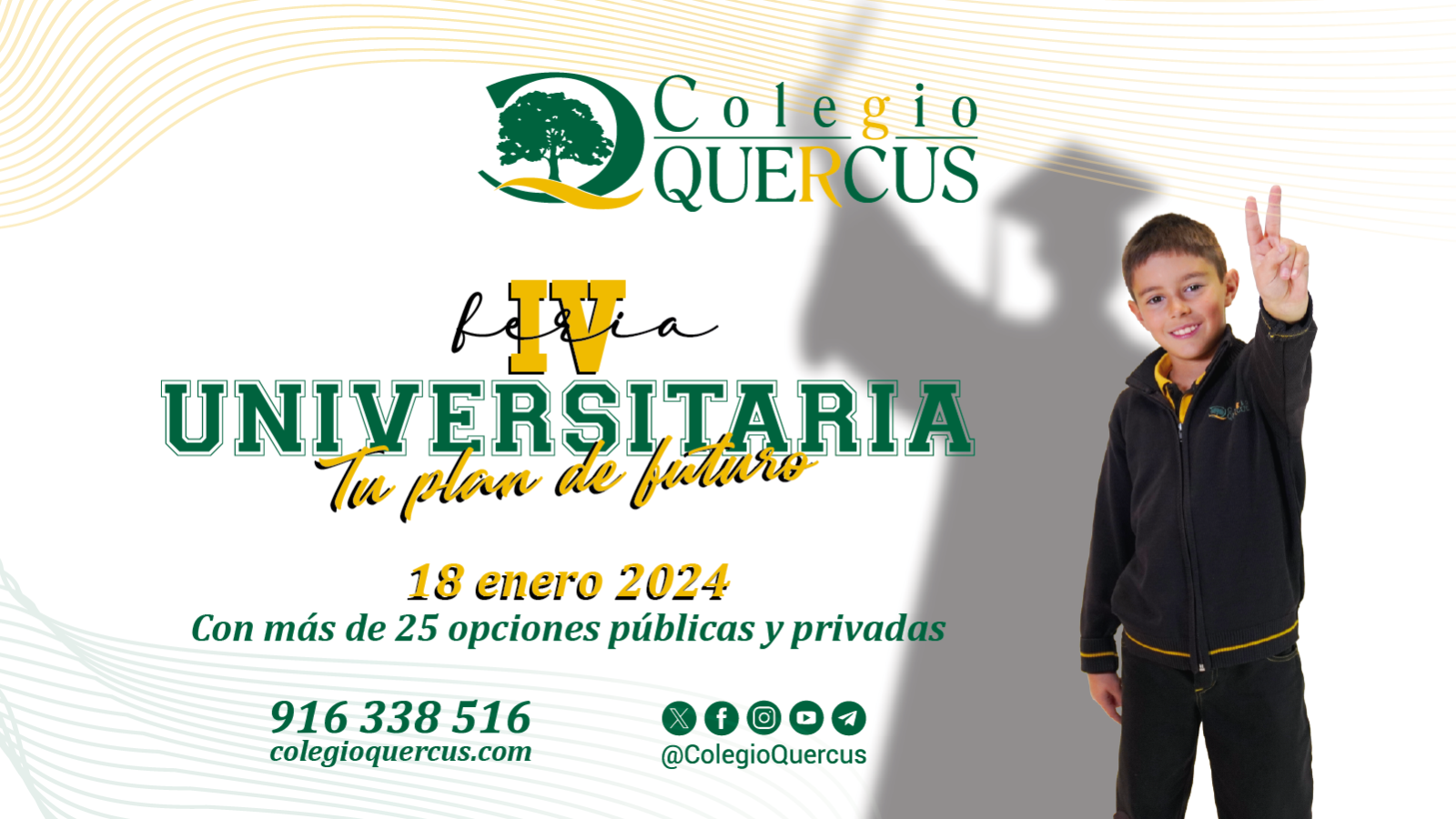 El colegio Quercus organiza una feria para orientar a futuros universitarios