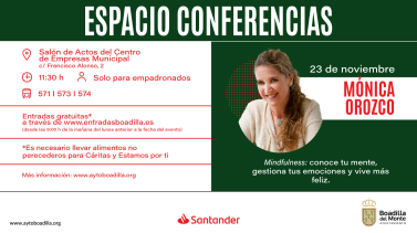 monica-orozco-cierra-el-ciclo-espacio-conferencias-en-boadilla-con-una-charla-sobre-mindfulness