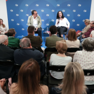 Edurne Uriarte advierte en Boadilla del Monte sobre las amenazas de la extrema izquierda para la democracia en Europa