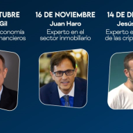 Conferencias de expertos en mercados financieros, sector inmobiliario y criptomonedas, en Espacio Finanzas