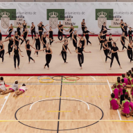 La increíble exhibición navideña del Club de Gimnasia de Boadilla del Monte