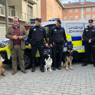 El Ayuntamiento adquiere una furgoneta para la Unidad Canina de la Policía Local