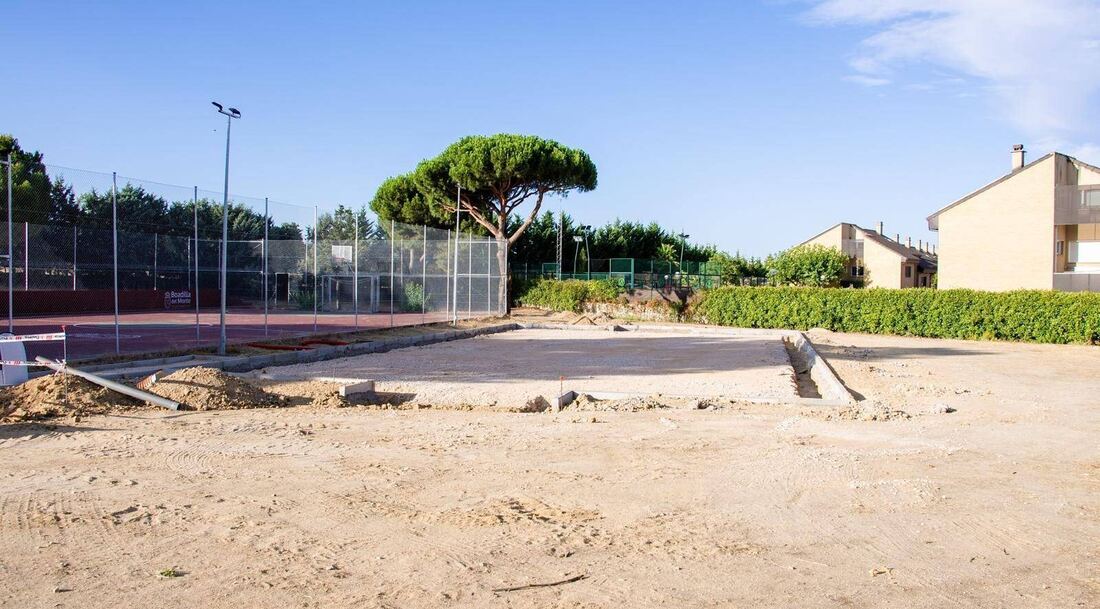 Boadilla inicia la construcción de una pista multideporte en Cabo de Peñas