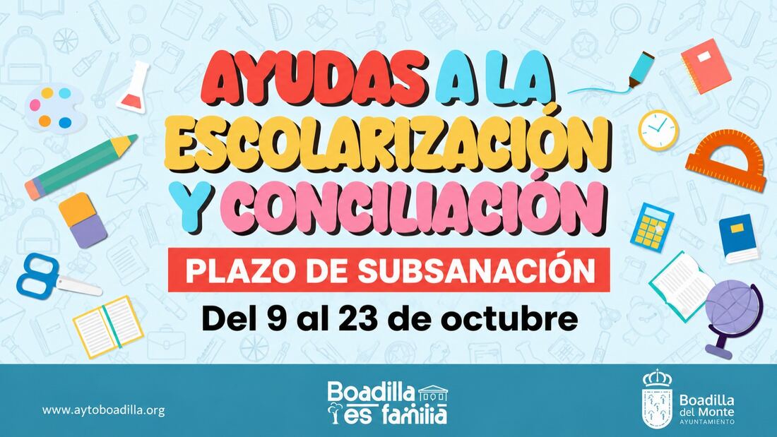 Boadilla abre el plazo para subsanar los errores en las becas